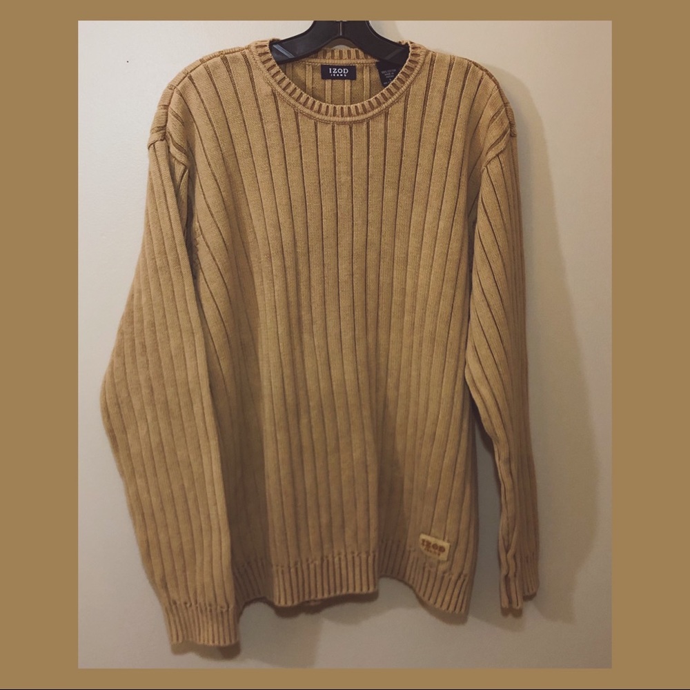 Vintage IZOD Jeans Ribbed Sweater